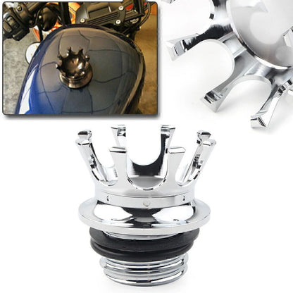 Chrome Gas Cap Fuel Tank Cover for Harley Sportster (2004-2023)