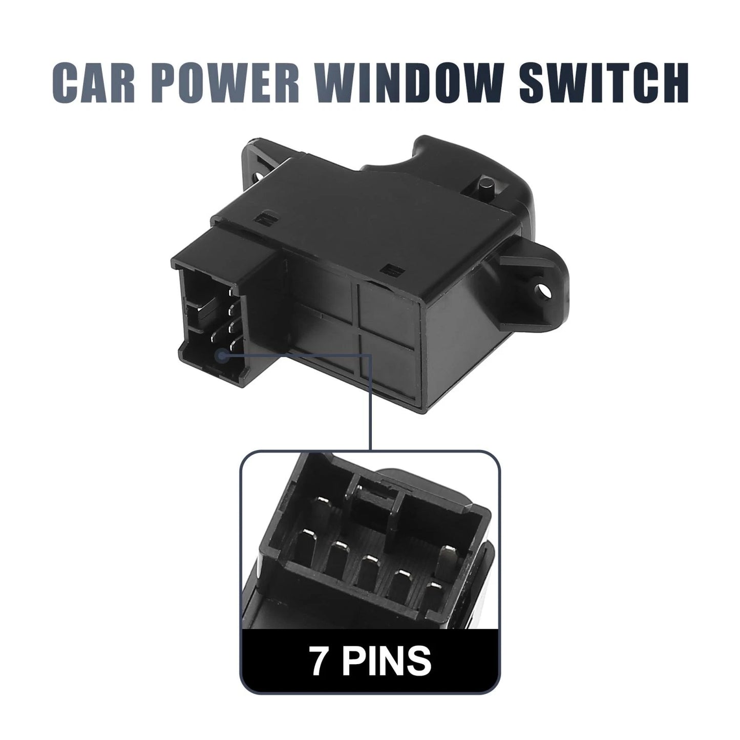 Power Window Switch Front Passenger Side for Hyundai Santa Fe (2001-2006)