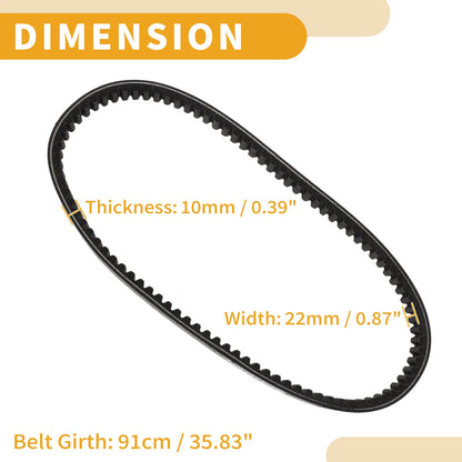 Drive Belt V-Belt for Honda PES125R, S-Wing PS125, NES150 (2005-2015)