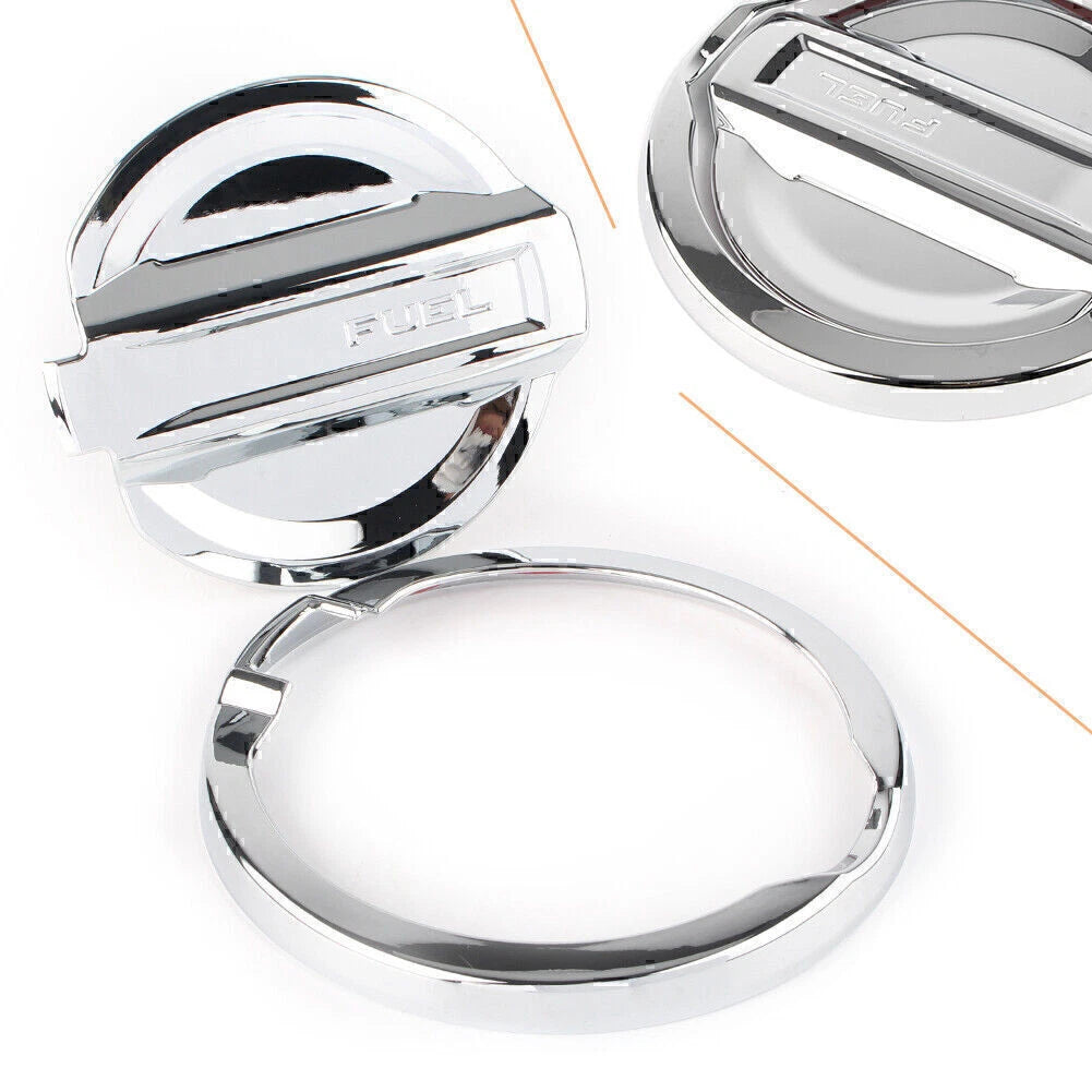 Oil Fuel Tank Cap Cover Trim for Jeep Wrangler JL (2018-2019) Chrome