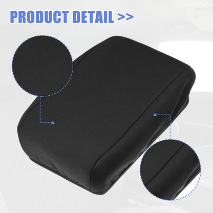 Center Console Armrest Cover for Subaru Forester (2015-2018) Black
