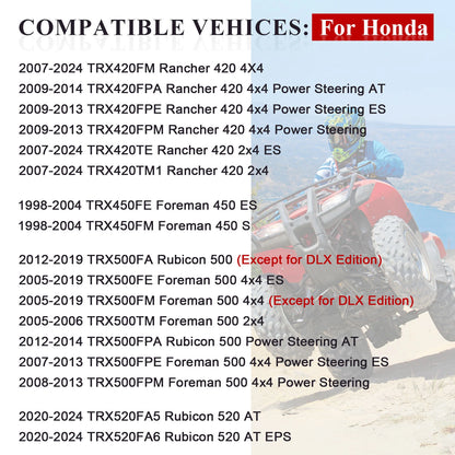 4x Wheel Center Cap for Honda FourTrax 300 TRX300 / TRX300FW (1988-2000)