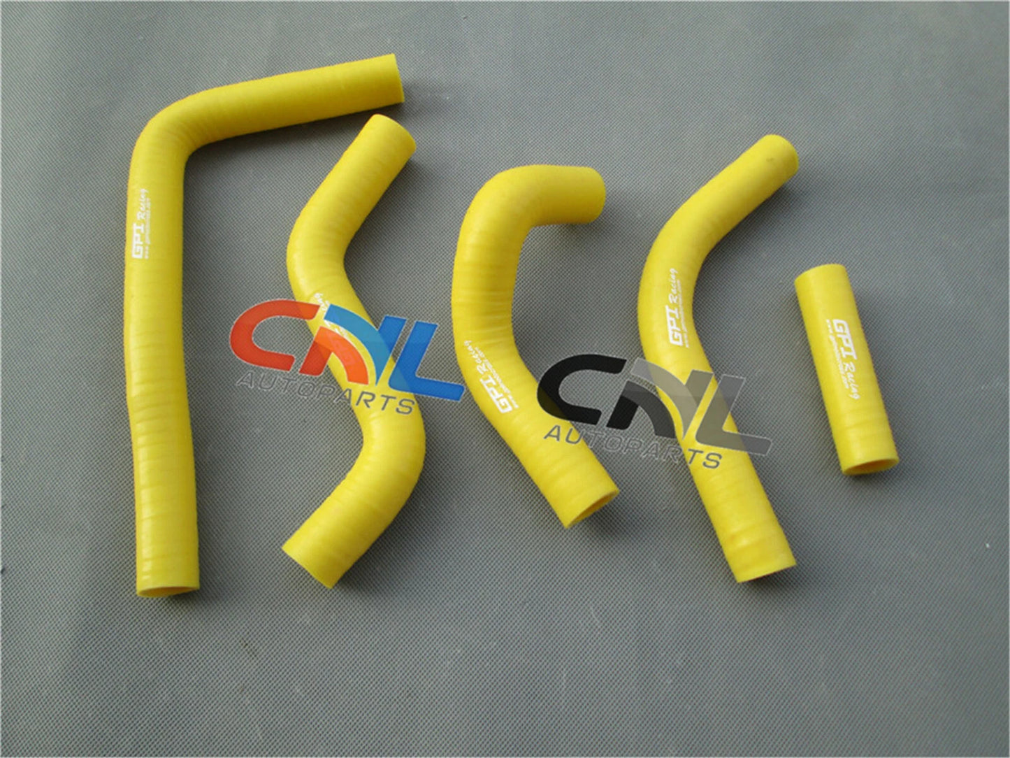 Silicone Radiator Hose for Suzuki RMZ450 (2011-2013) - Yellow 2 x Hoses