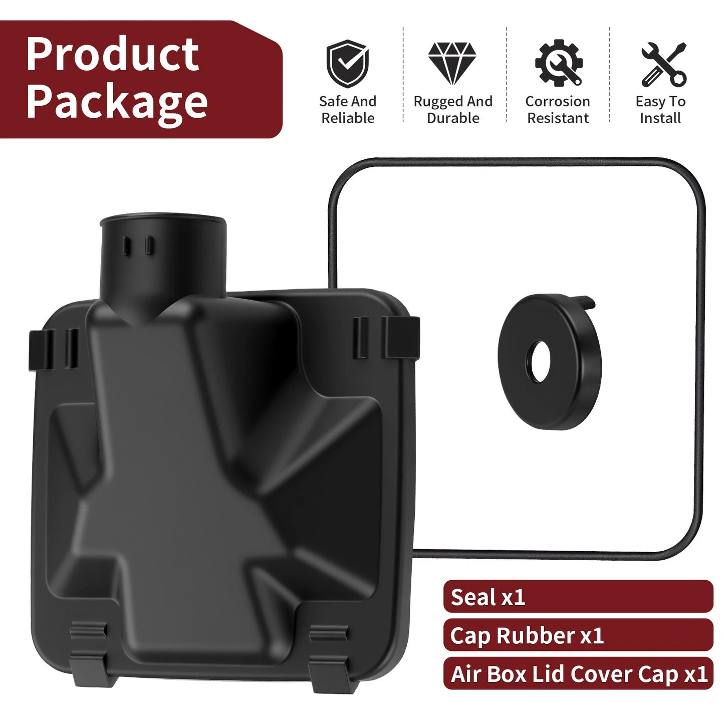 Air Box Lid & Cover Cap w/ Seal Kit for Honda TRX90/TRX90EX/TRX90X