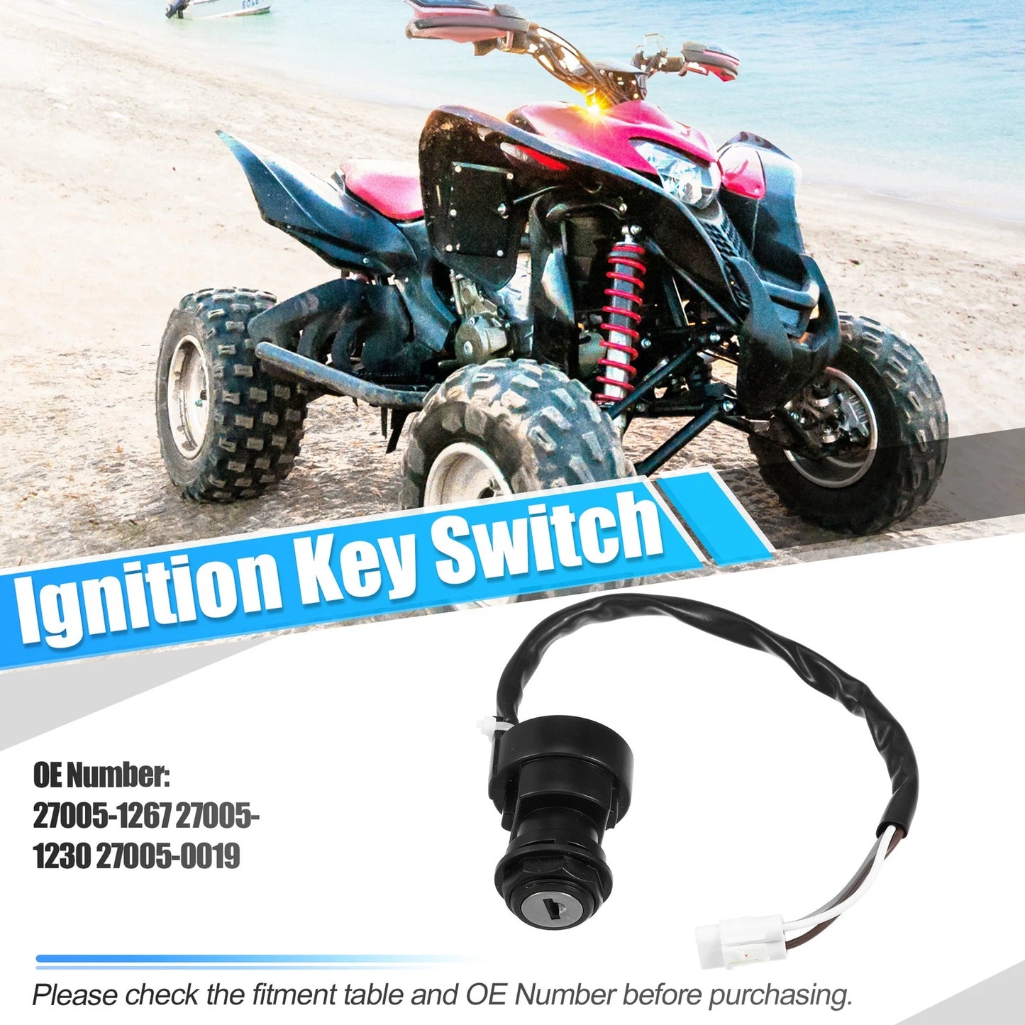 1 Set Ignition Key Switch for Kawasaki Force Prairie
