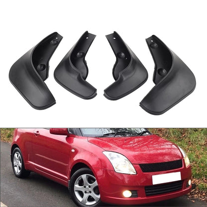 4x Mud Flaps Splash Guards for Suzuki Swift Hatchback (2004-2009)