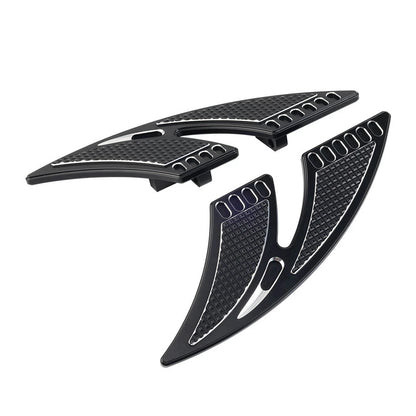 Cut Rear Floorboards Footpegs 2 x Aluminum for Harley Touring Models (93-Current)