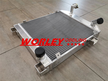 5ROW Alloy Radiator & Fan for Jaguar MK1/MK2, S-Type (1955-1968)