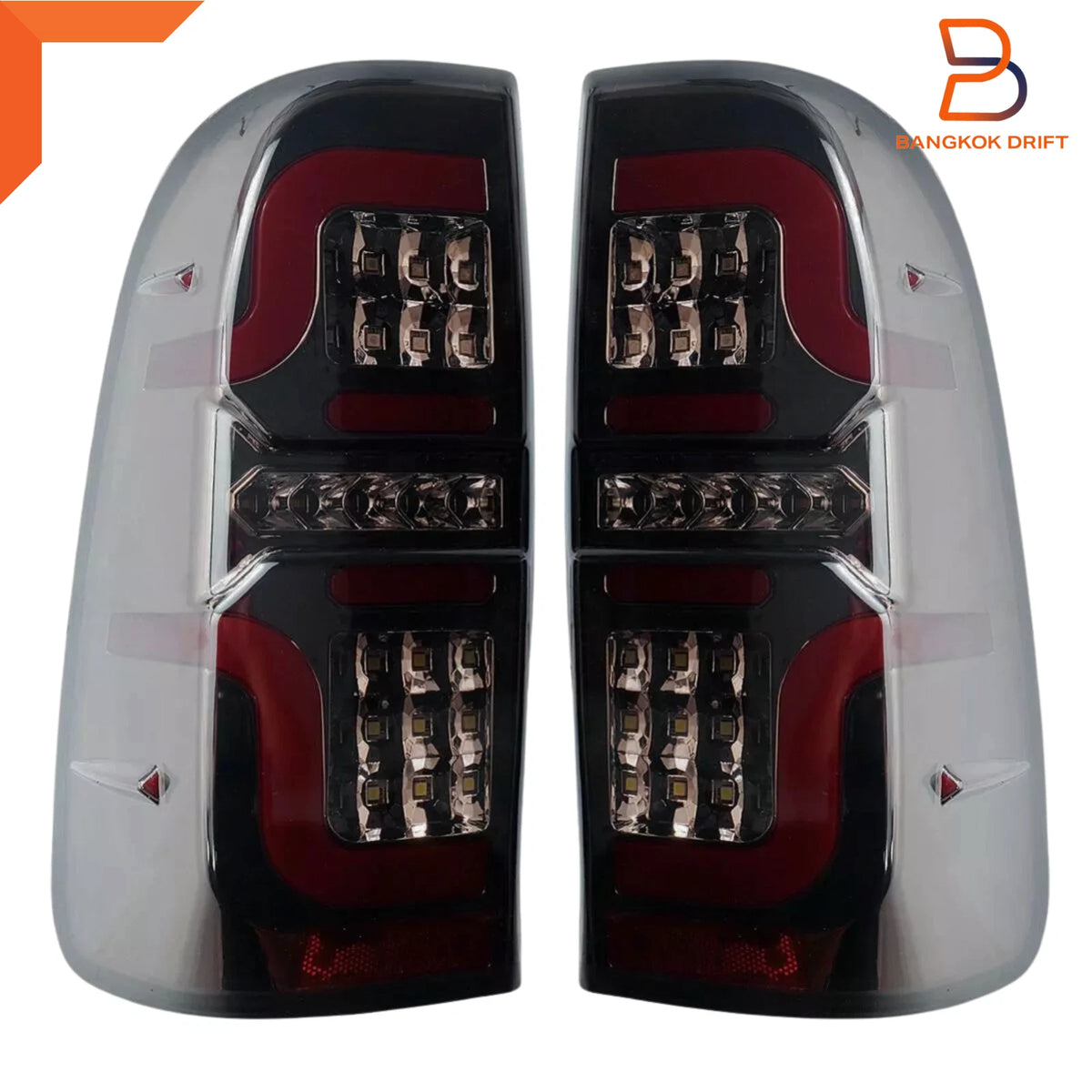 LED Smoke Black Tail Light for Toyota Hilux Ute Vigo (2005-2014)
