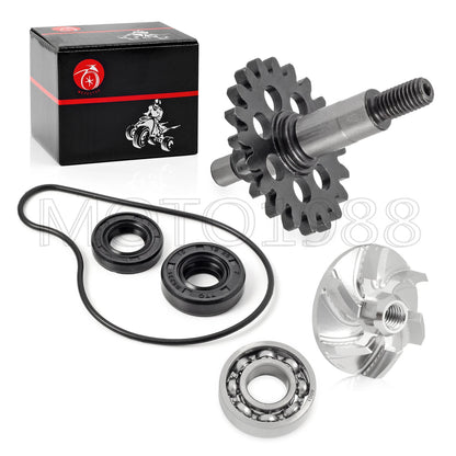 Water Pump Seal Impeller Shaft Gear Rebuild Kit for Yamaha WR250F (2001–2013)