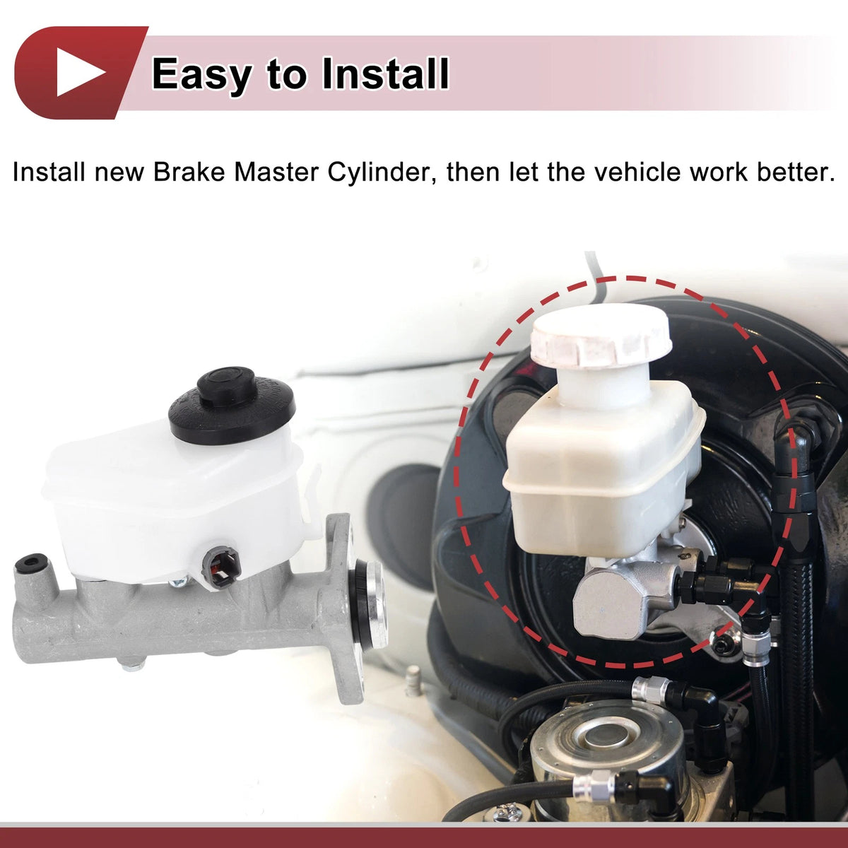 Brake Master Cylinder w/ Reservoir for Toyota Corolla (1992-2002)