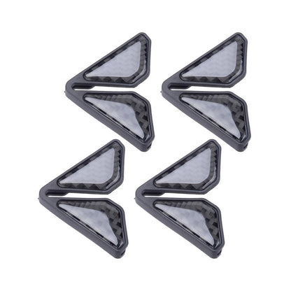 Black Anti-Scratch Car Door Corner Guard Covers