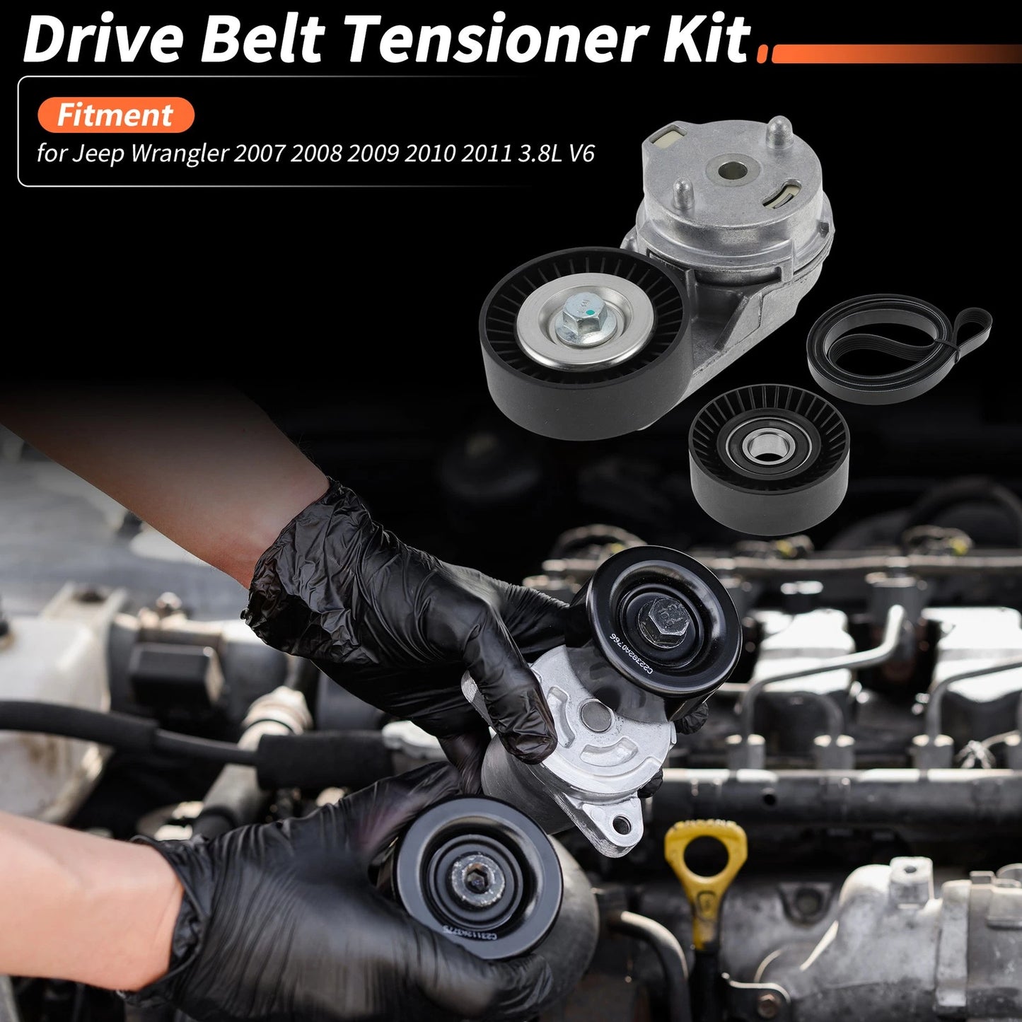 Drive Belt Tensioner for Jeep Wrangler (2007-2011)