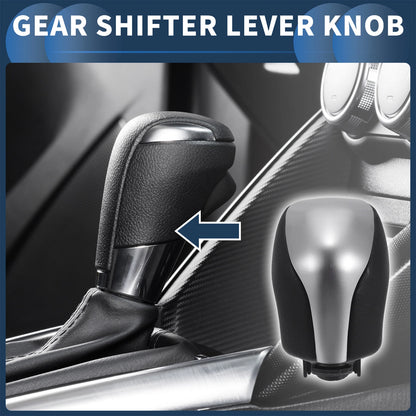 Automatic Gear Shifter Knob for Toyota Mark X Reiz (2010-2017) Silver Tone