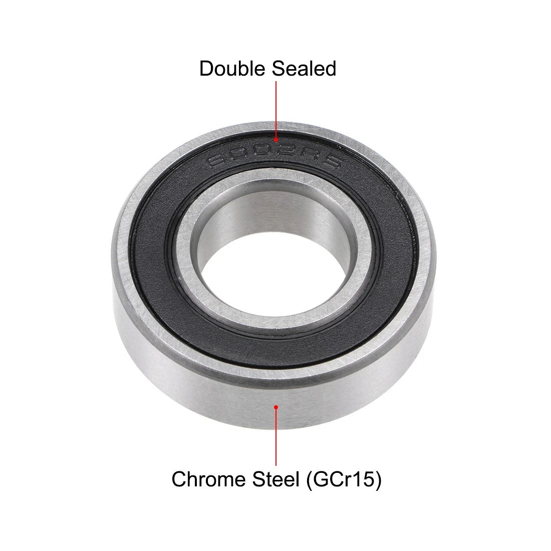 Ball Bearing / 15x32x9mm / Double Sealed ABEC-1 Z1 5pcs for All Makes