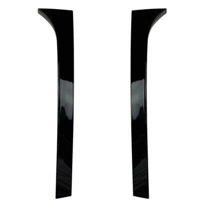 Rear Black Window Spoiler Trim Covers for Skoda Superb (2008-2015)