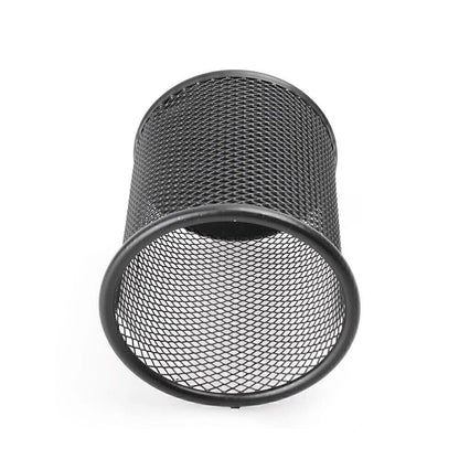 Black Metal Mesh Desk Pen Pencil Organizer Cup Holder for Office School Supplies