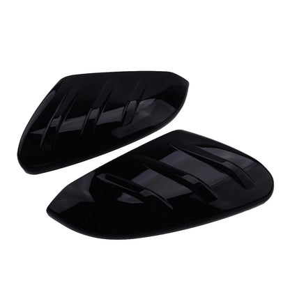 2 x Exterior Mirror Cap Covers Gloss Black for Honda Civic (2016-2020)