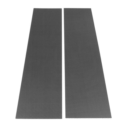 2 x Door Pillar Window Trim for Ford Bronco (2021-2023) Carbon Fiber Black