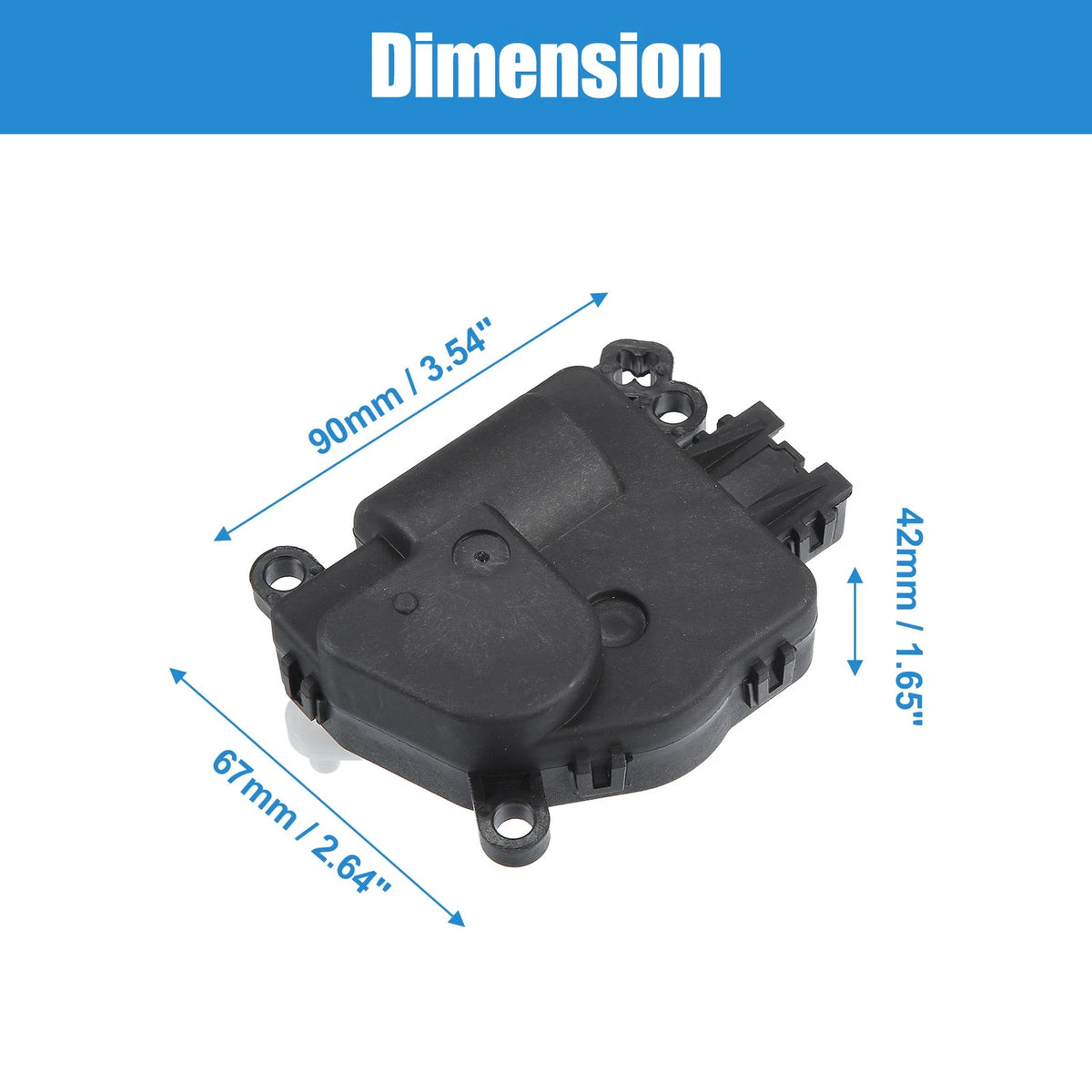 Auto Car Air Door Actuator for Ford Mustang (2005-2009) Black Replacement