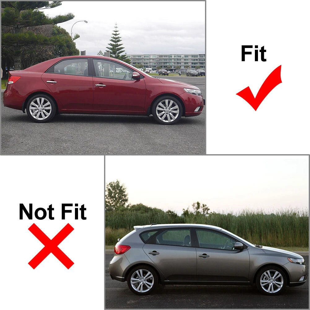 Pillar Post Door Window Cover Trim for Kia Forte K3 Cerato (2009-2012)