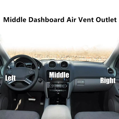 Gray Middle Dashboard Air Vent Outlet Panel for Mercedes-Benz (2006-2012)