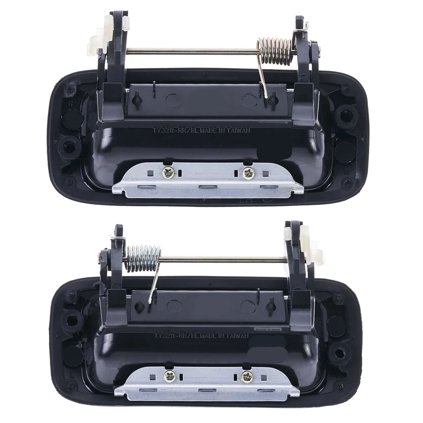 4pc Front/Rear Left & Right Outer Door Black for Toyota LC J80 (1990–1998)