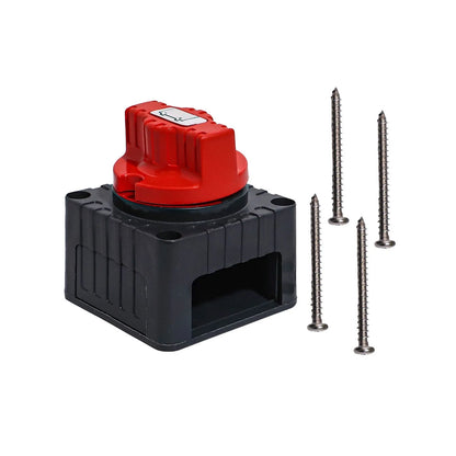 Battery Disconnect Switch for 12V-48V Marine Boat/Truck/RV/Trailer