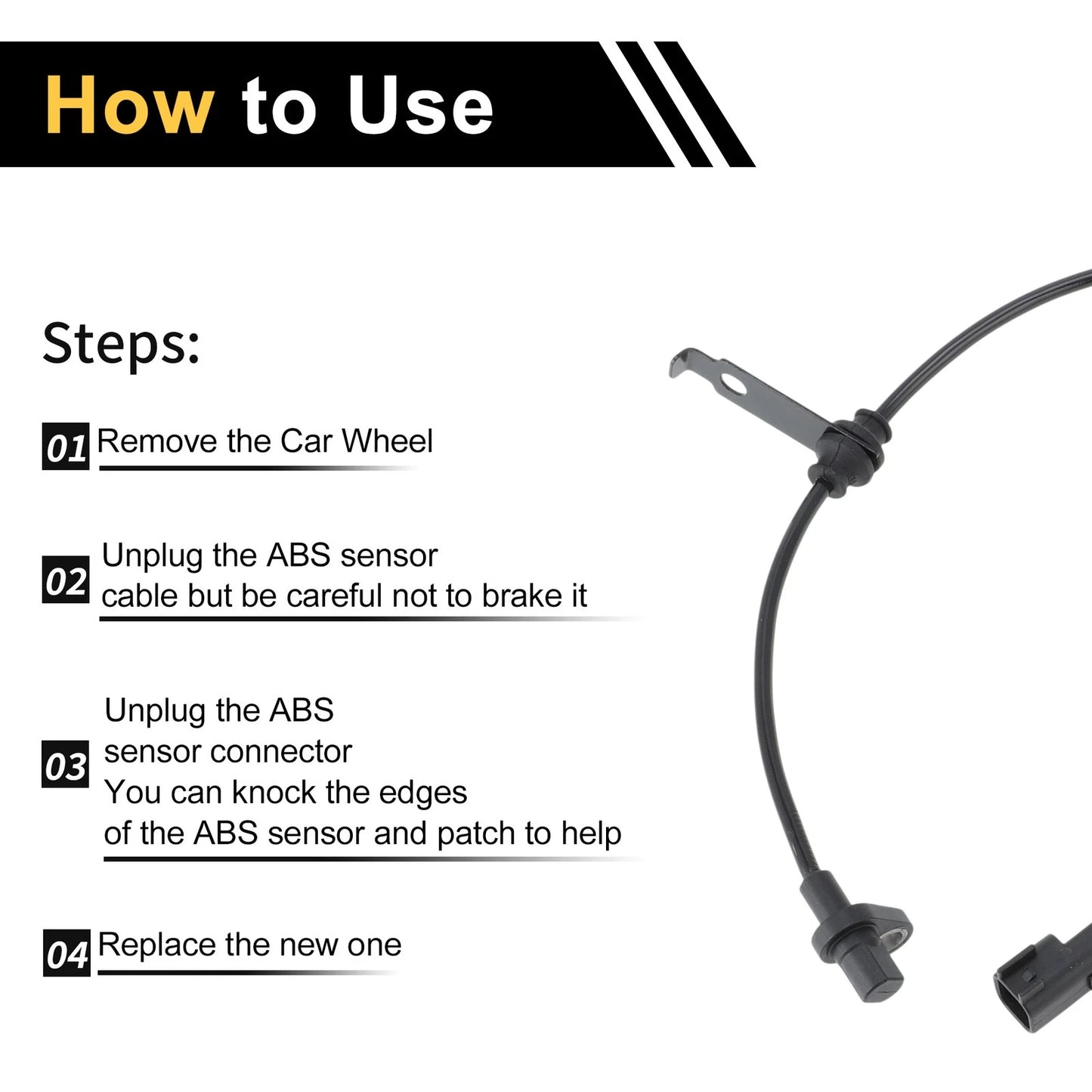 ABS Wheel Speed Sensor for Ford Mondeo (2013-2017)