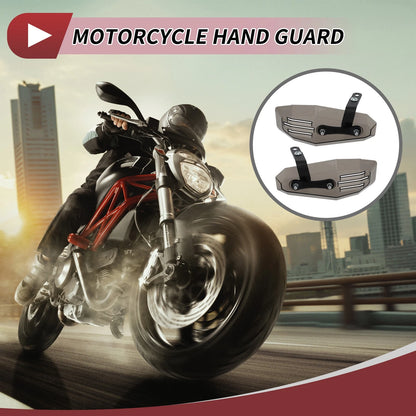 Hand Guard / Set / Universal Smoked PC Hand Guard for Motorcycle