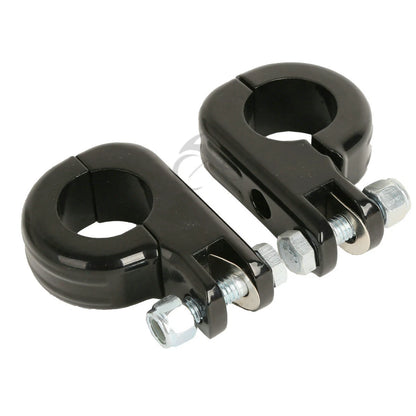 1 1/4" Highway Engine Guard Foot Pegs for Harley Sportster Touring