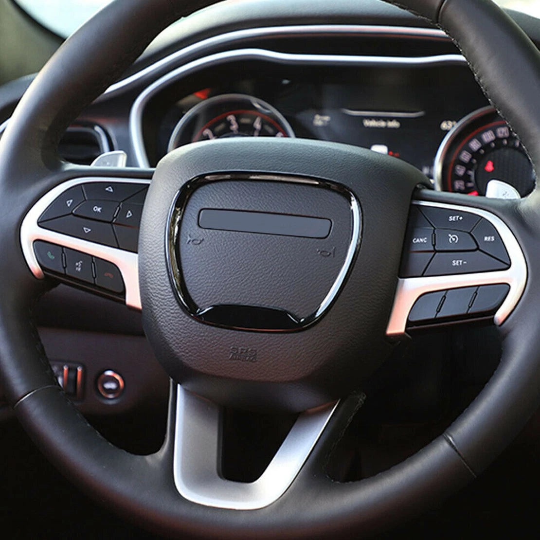 Steering Wheel Frame Cover for Dodge Challenger Charger (New)