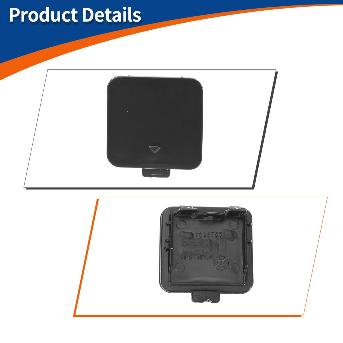 Front Bumper Tow Hook Cover for BMW 525i 530i 550i (2001-2010)