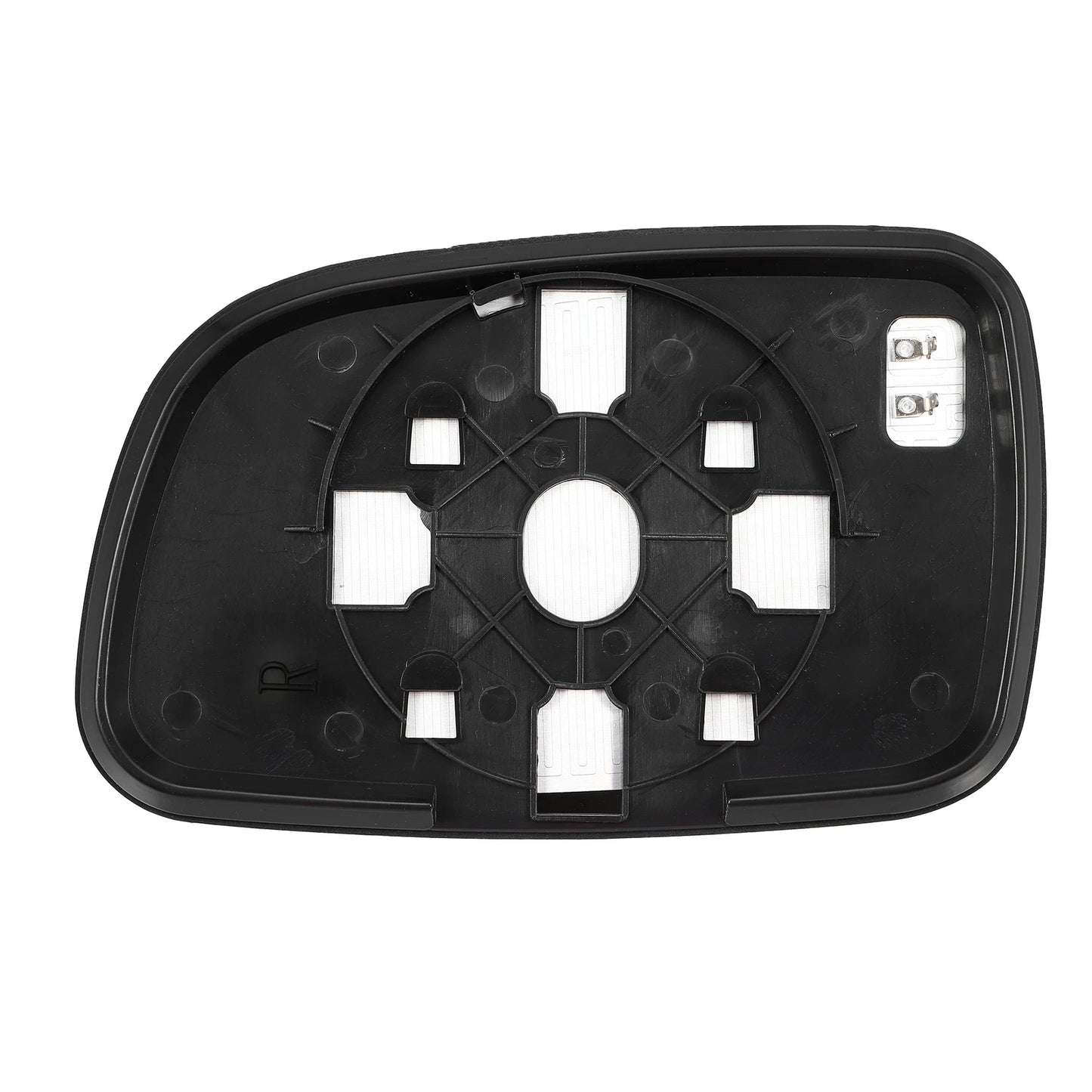 Heated Right Side Rearview Mirror Glass with Backing Plate for Jeep