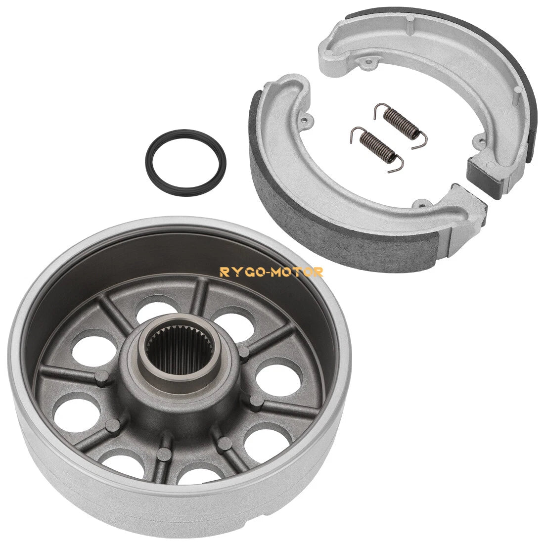 Rear Brake Drum Hub Shoes Kit for Honda Fourtrax 300 (1988–2000)