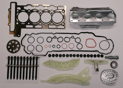 Timing Chain Head Gasket Set Bolts 2 x for DS3/DS4/DS5 C4/C5 1.6 Turbo EP6