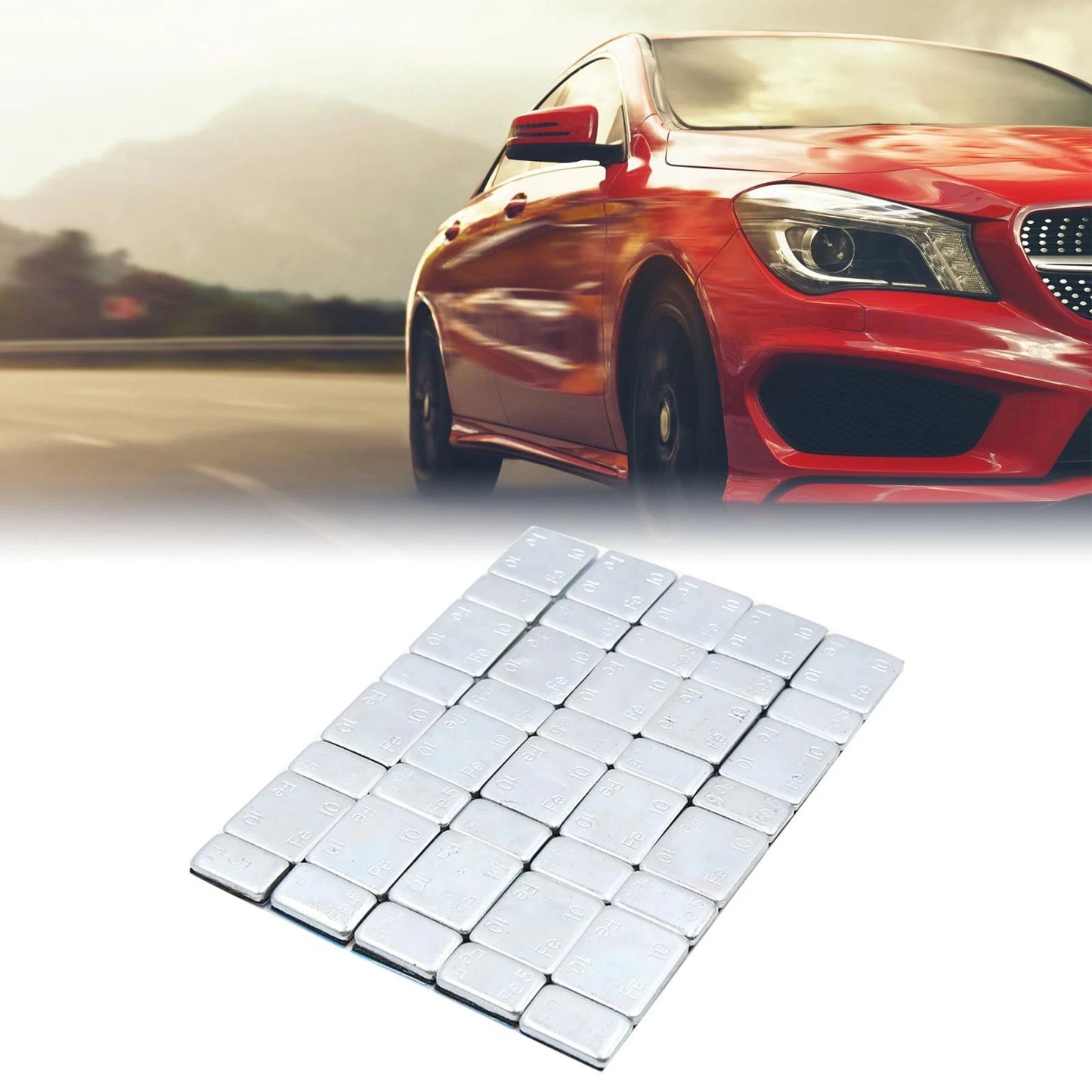 5pcs Self Adhesive Tire Wheel Balance Weights Strips for Motorcycle Cars Trucks