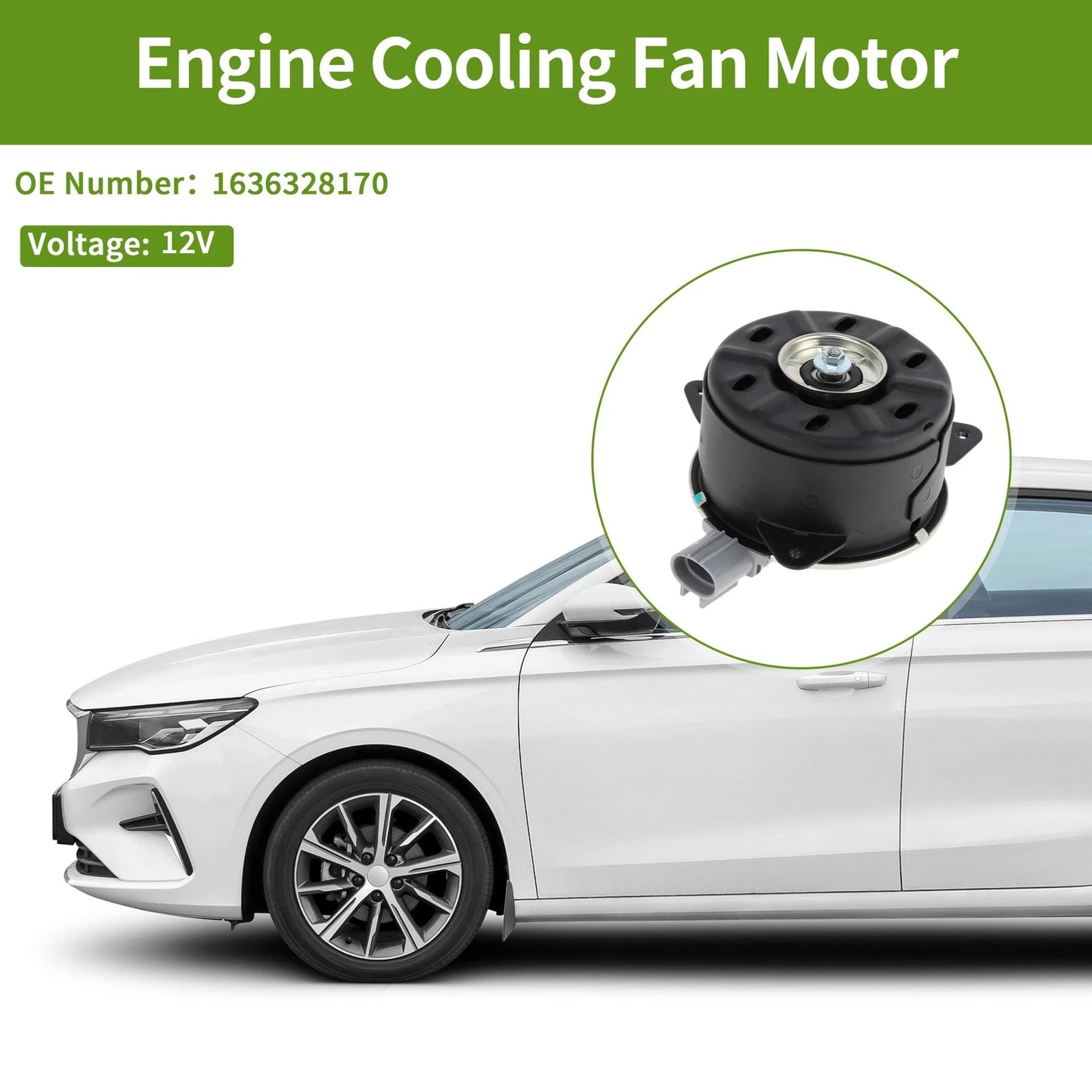 Engine Cooling Fan Motor/1 Pc/Cooling Fan Motor for Toyota Camry (2004–2006)
