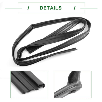 Front Left Door Window Run Channel Seal Strip for Honda Fit (2007-2014)