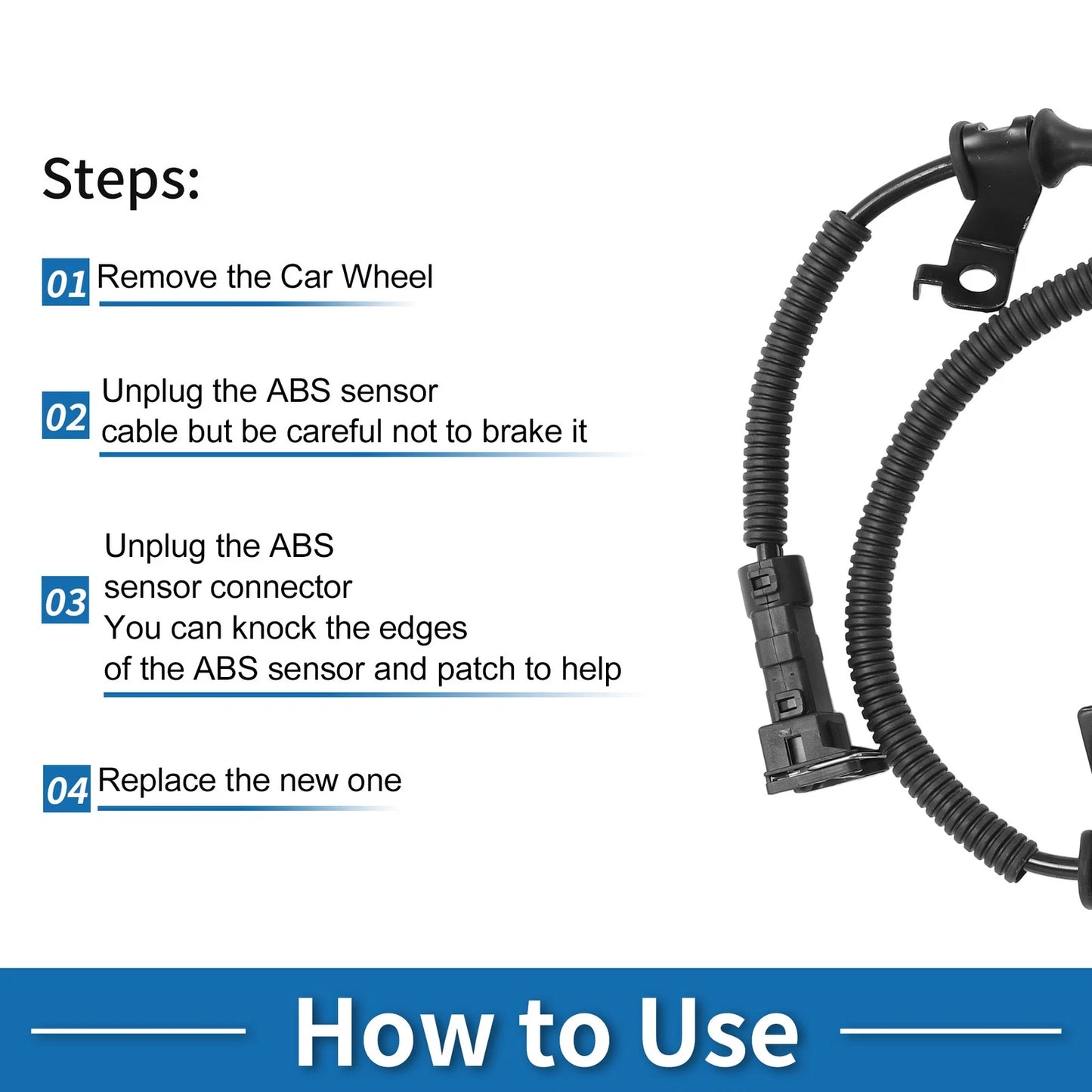 ABS Wheel Speed Sensor for Kia Soul 1.6L (2010-2013)