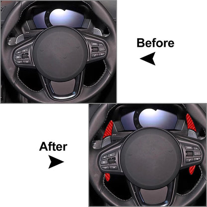 Steering Wheel Shift Paddle Extensions for BMW 1 2 3 4 5 6 7 Series X3 X4 X5 X6