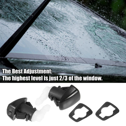 11 x Front Windshield Washer Nozzle Kit for Dodge Durango (2011-2019)