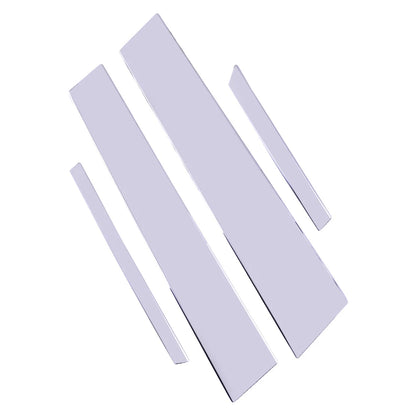 8x Stainless Chrome Window Door Pillar Trim for Honda Civic (2006-2011)