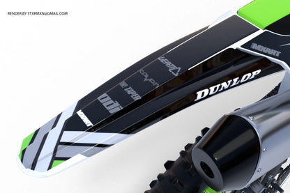Custom Graphic Kit for Kawasaki KLX 110 (2010-2024) - SHADES STYLE Decals