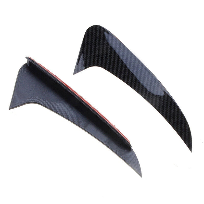 Carbon Black Rear Bumper Spoiler Trim Cover for Mercedes Benz C-Class (2015-2021)