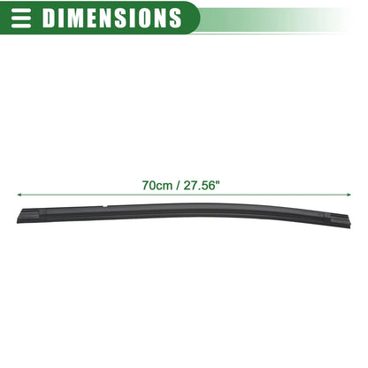 Rear Right Door Window Belt Weatherstrip for Toyota Tacoma (2005-2015) Black