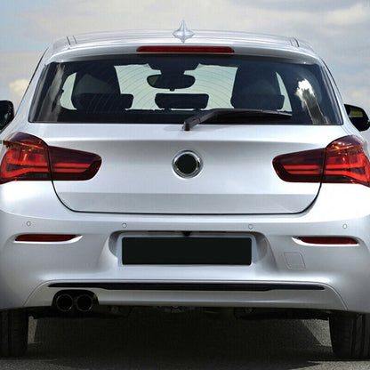 Black Rear Badge Ring Cover for BMW 1 Series F20 F21 M135i M140i (2011-2019)
