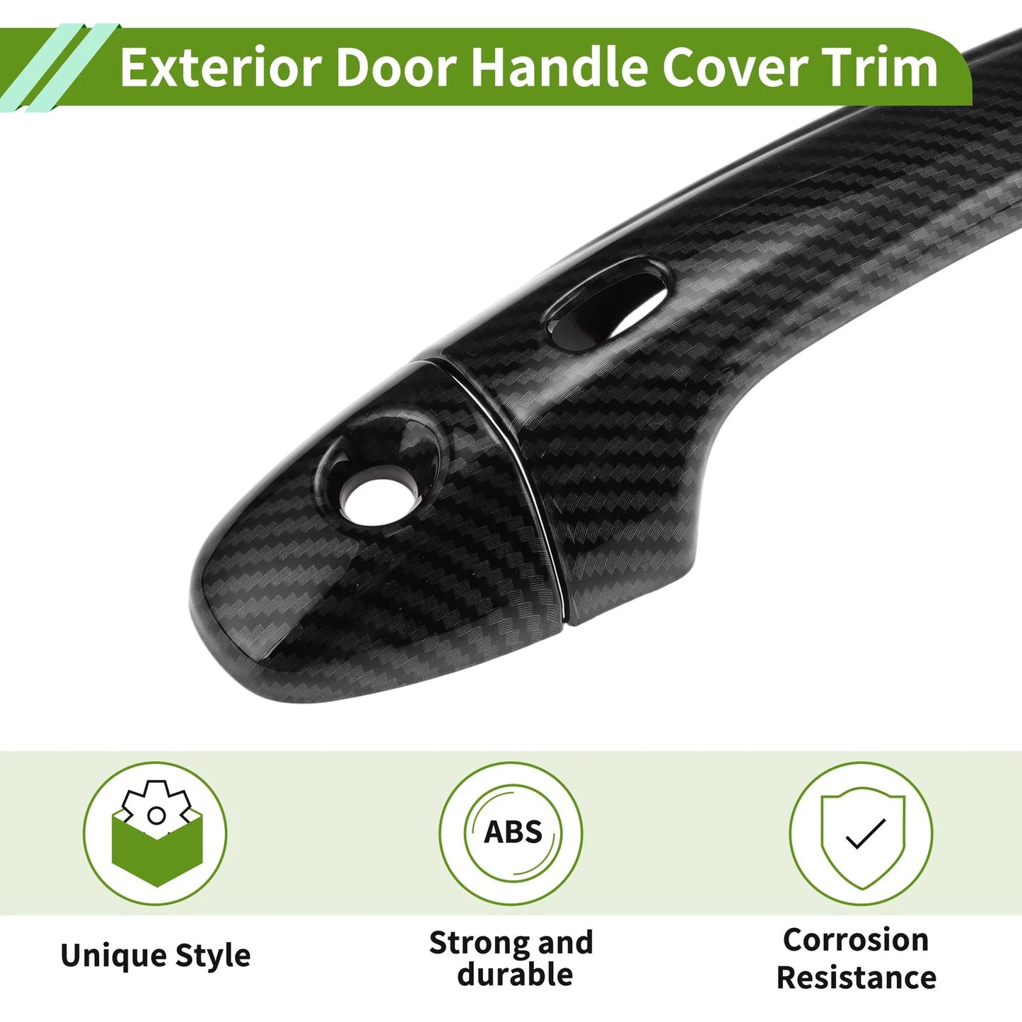 Exterior Door Handle Cover Trim for Toyota Hilux (2015-2023)