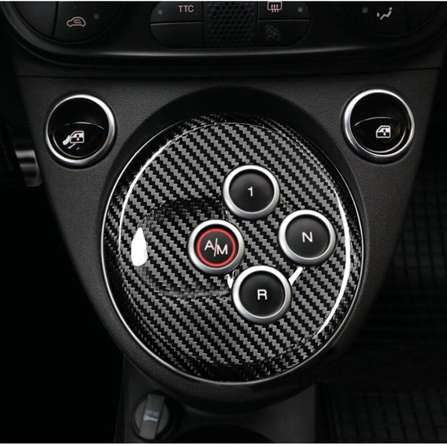 Gear Shift Panel Cover for Fiat Abarth 595 695 (2012-2023)