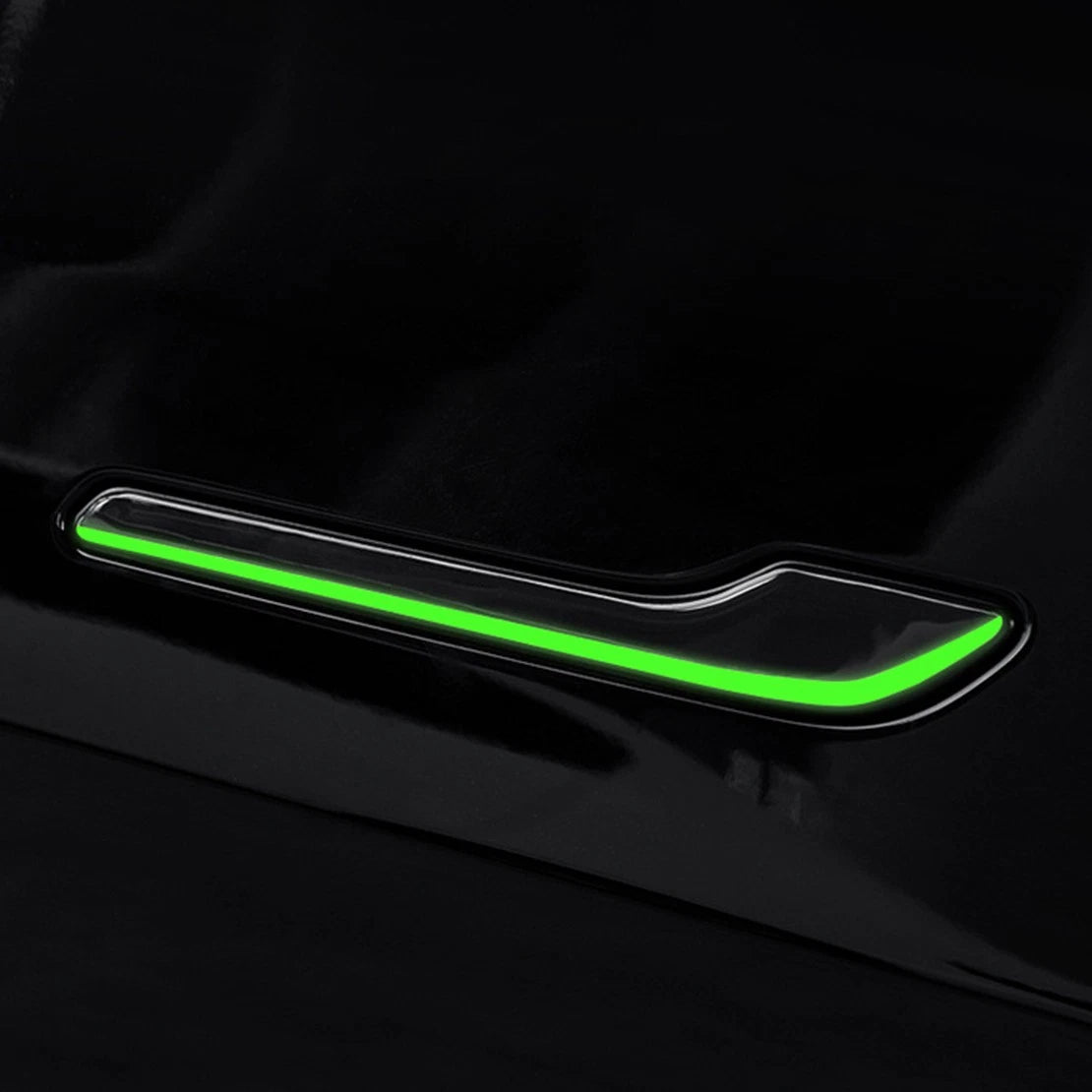 Luminous Anti-Scratch Door Handle Sticker for Tesla Model 3/Y (2019-2022)